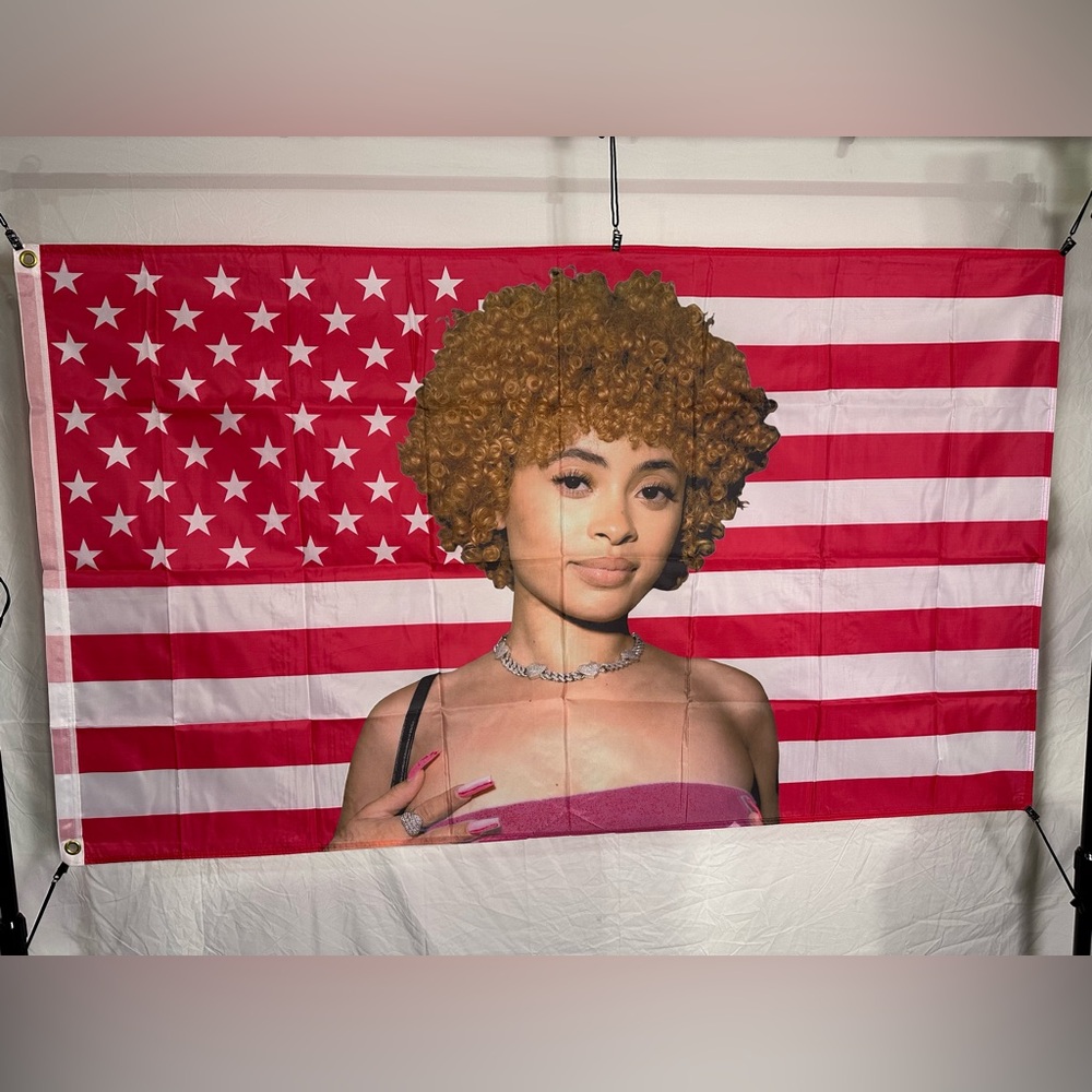 Ice Spice Pink American Flag 5x3Ft